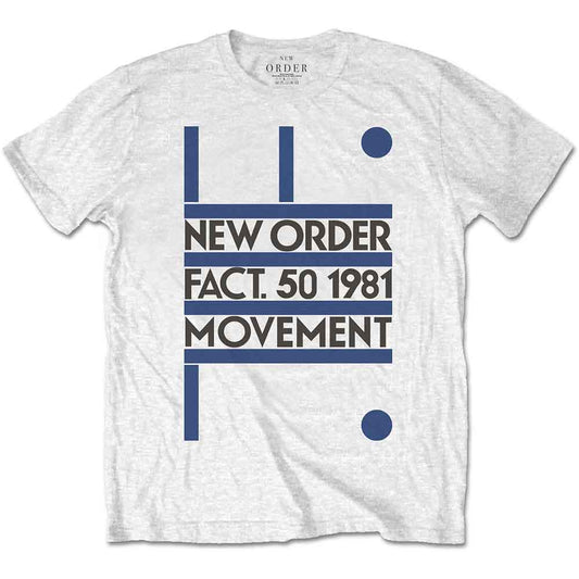 New Order - Movement (White) Large [T-Shirt]