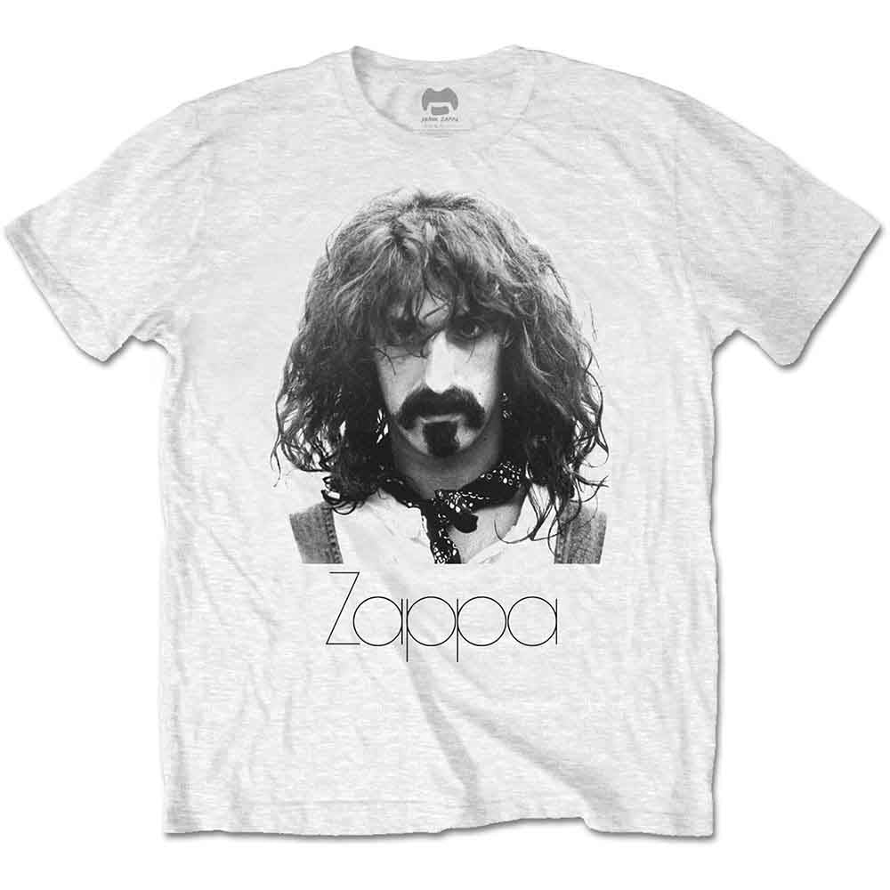 Zappa, Frank - Thin Logo Portrait (White) Large [T-Shirt]
