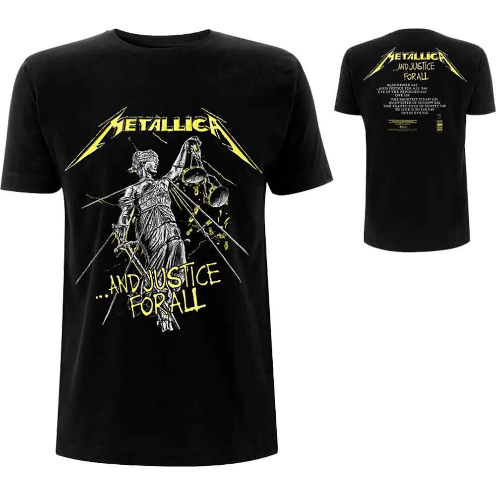 Metallica - And Justice For All Tracks (Black) Mediu [T-Shirt]