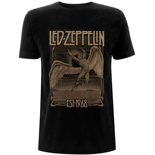 Led Zeppelin - Faded Falling (Black) Medium [T-Shirt]