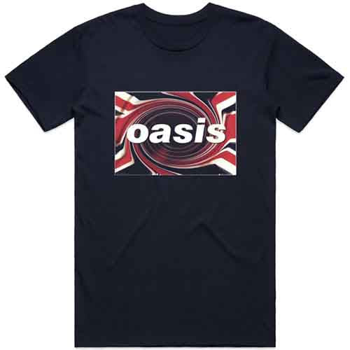 Oasis - Union Jack Original (Navy) Small [T-Shirt]