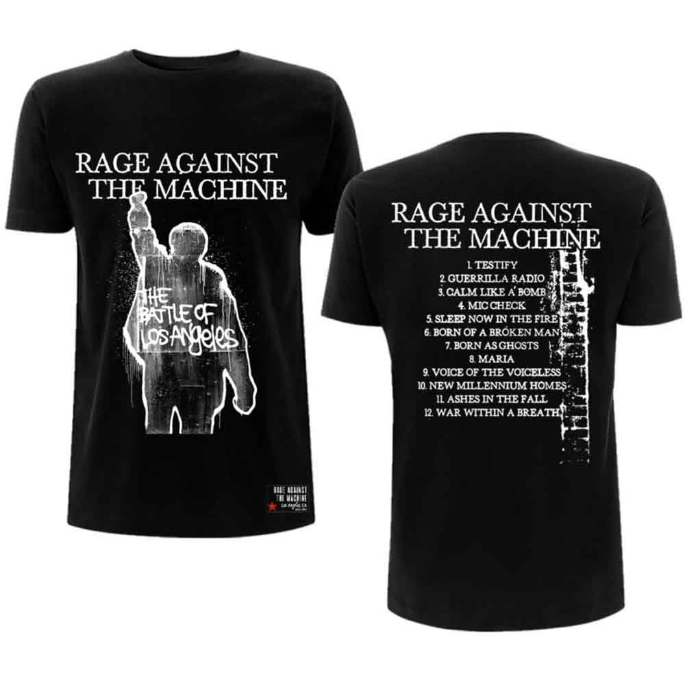 Rage Against The Machine - Bola Album Cover (Black) Large [T-Shirt]