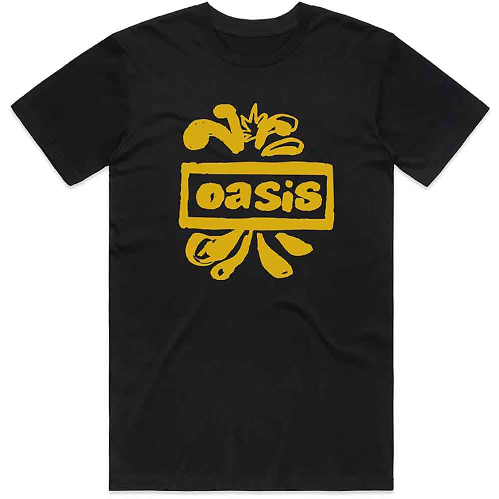 Oasis - Drawn Logo (Black) Large [T-Shirt]