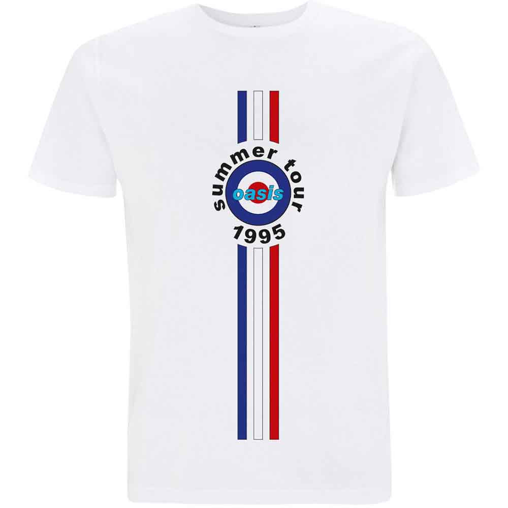 Oasis - Stripes '95 (White) Medium [T-Shirt]