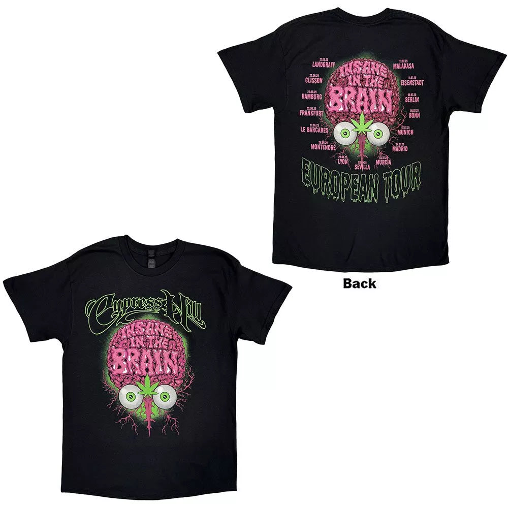 Cypress Hill - Insane In The Brain Eu 25 (Black) Large [T-Shirt]