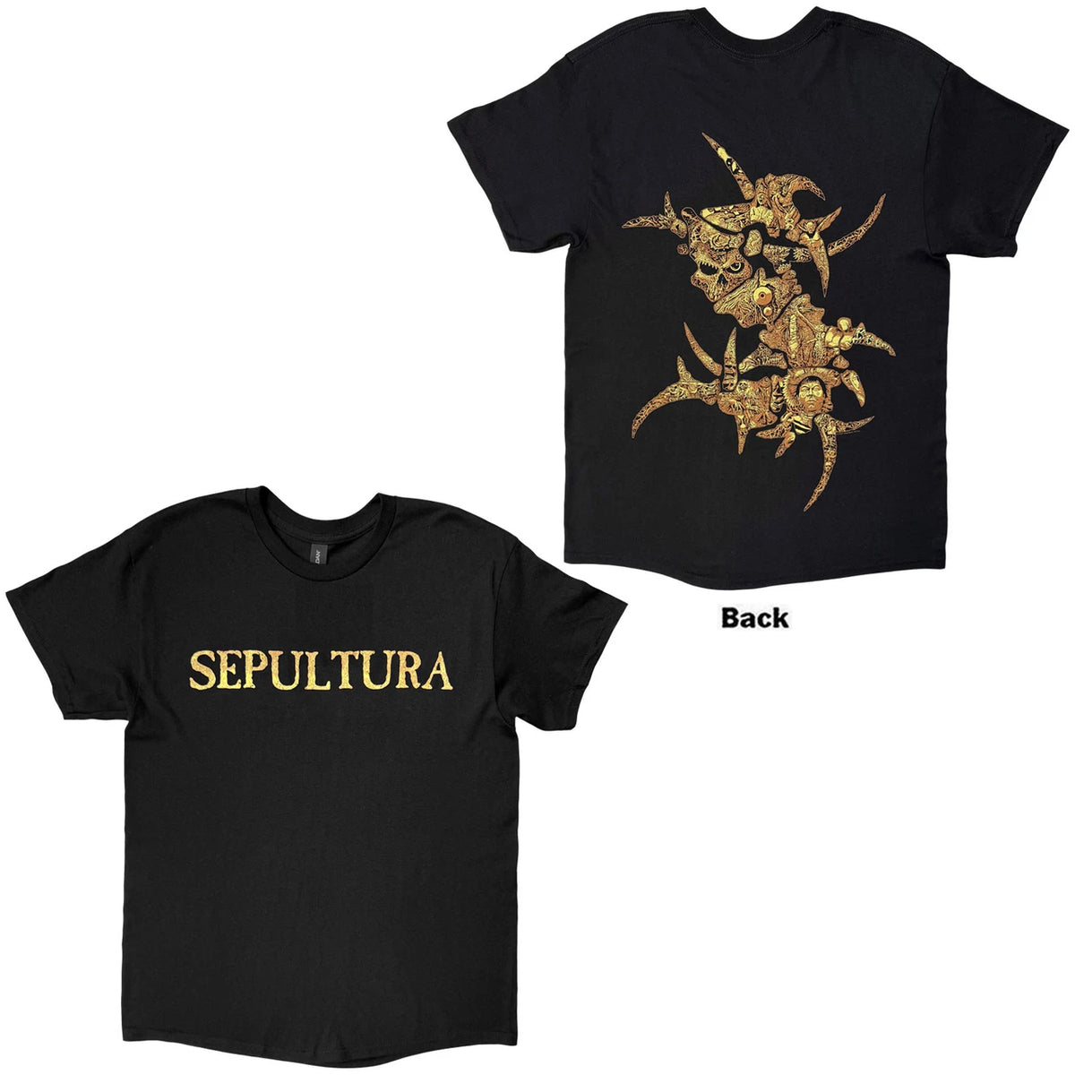 Sepultura - Discography (Black) Large [T-Shirt]