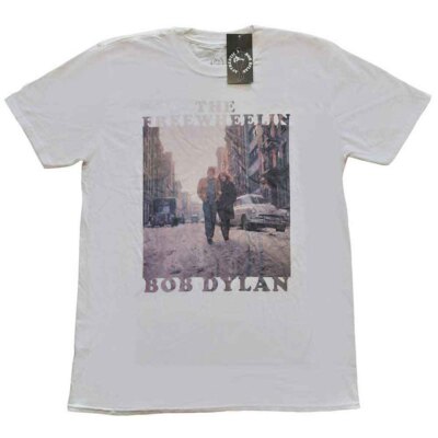Dylan, Bob - Freewheelin' (White) Medium [T-Shirt]
