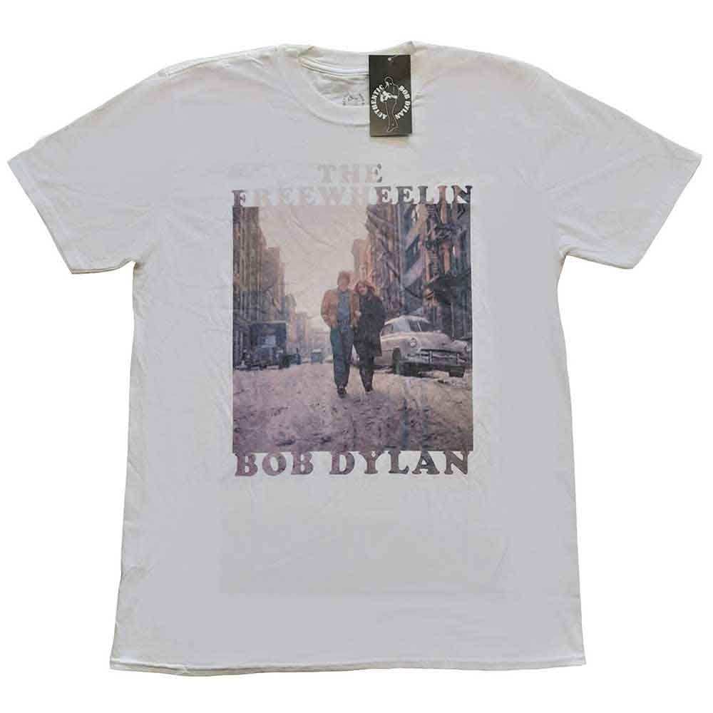 Dylan, Bob - Freewheelin' (White) Large [T-Shirt]