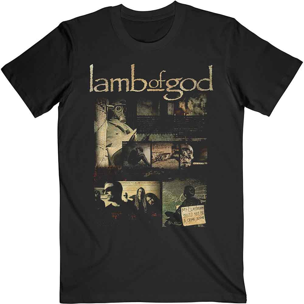Lamb Of God - Album Collage (Black) Large [T-Shirt]