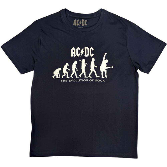 Ac/Dc - Evolution Of Rock (Navy) Medium [T-Shirt]