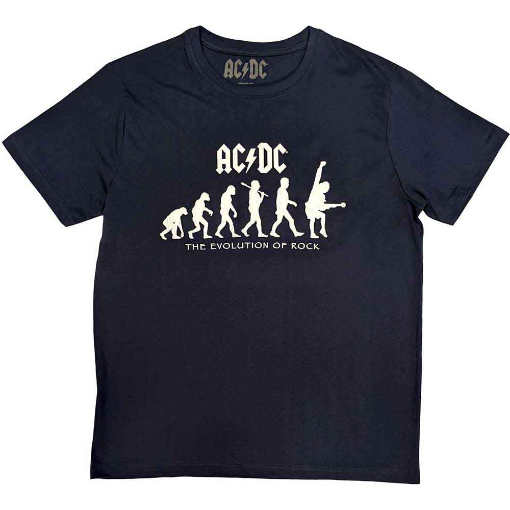 Ac/Dc - Evolution Of Rock (Navy) Large [T-Shirt]