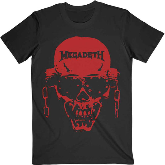 Megadeth - Vic Hi-Contrast Red (Black) Large [T-Shirt]