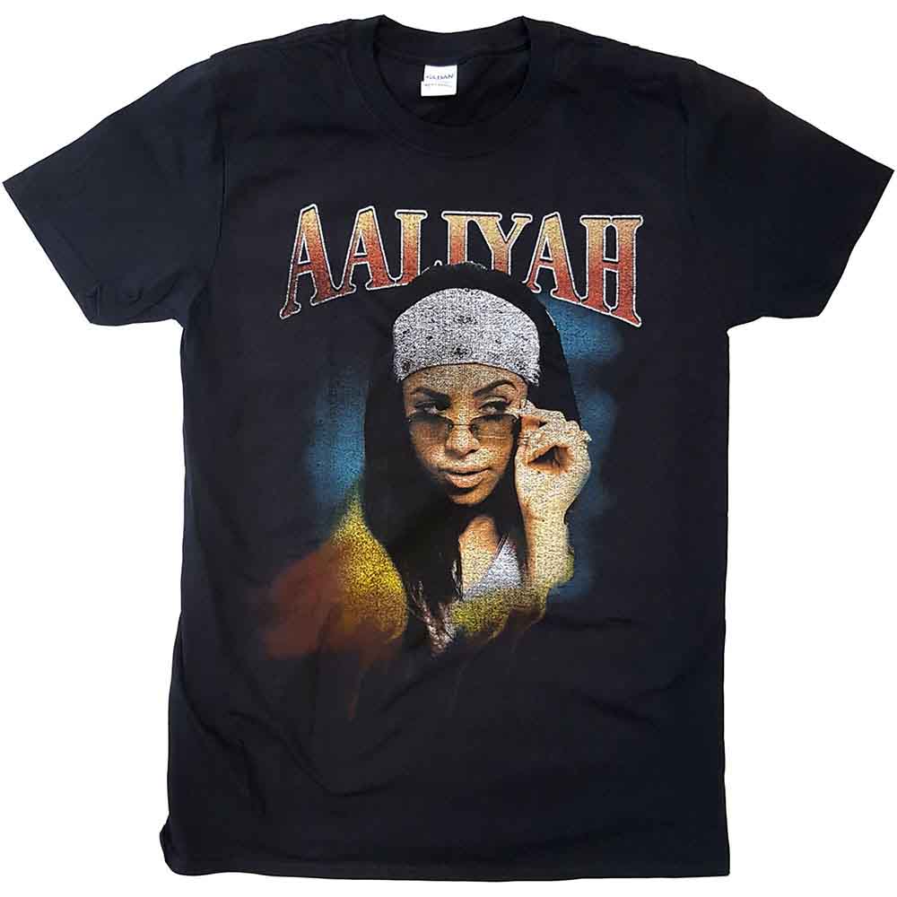 Aaliyah - Trippy (Black) Medium [T-Shirt]