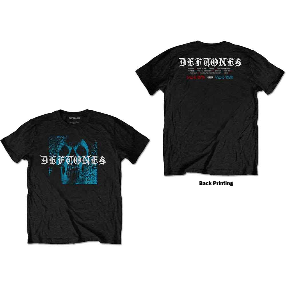 Deftones - Static Skull (Black) Large [T-Shirt]