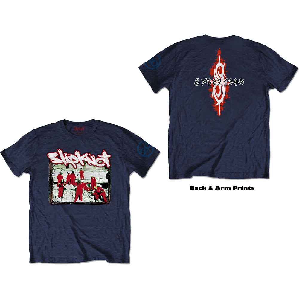 Slipknot - 20TH Ann. Red Jump Suits (Navy) XL [T-Shirt]