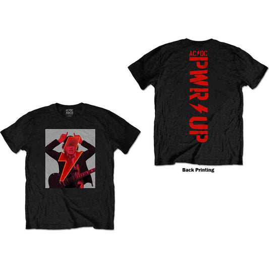 Ac/Dc - Angus Finger Horns (Black) Large [T-Shirt]