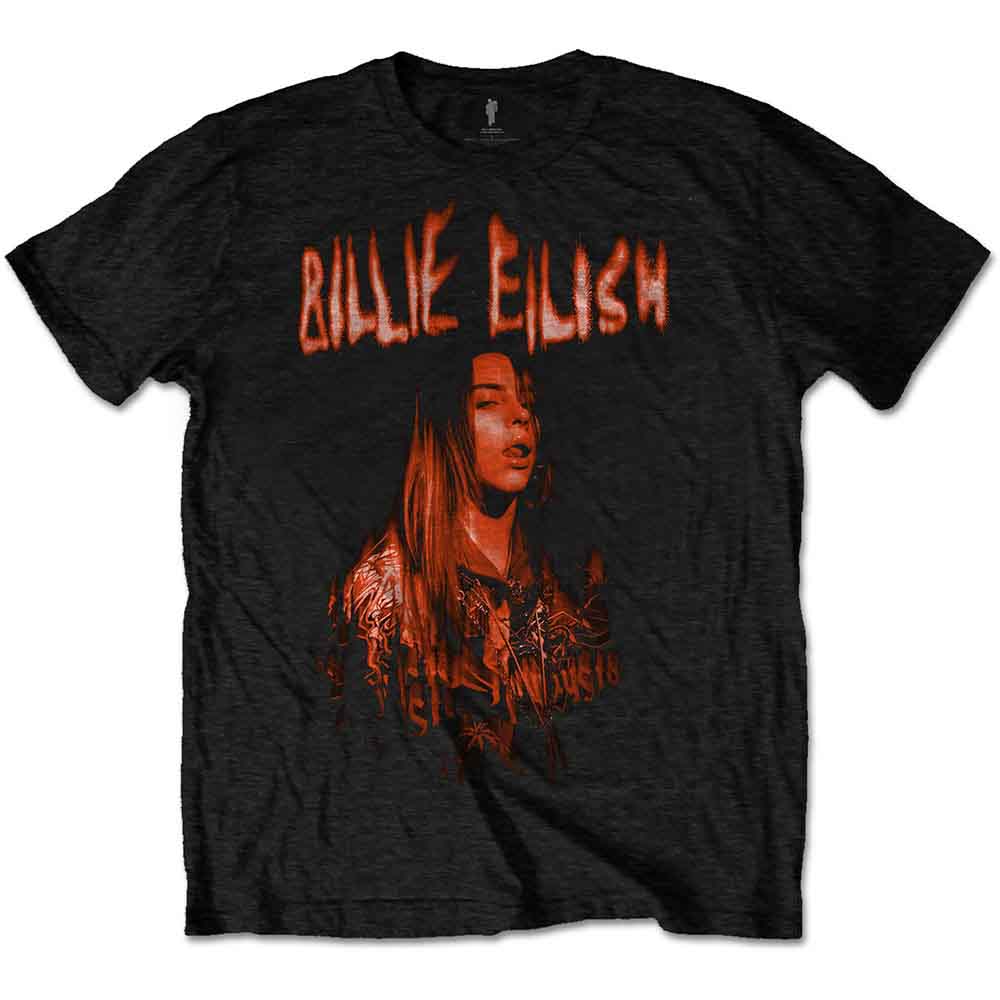Eilish, Billie - Spooky Logo (Black) Medium [T-Shirt]