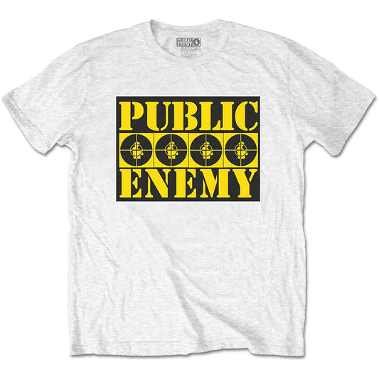 Public Enemy - Four Logos (White) Xl [T-Shirt]