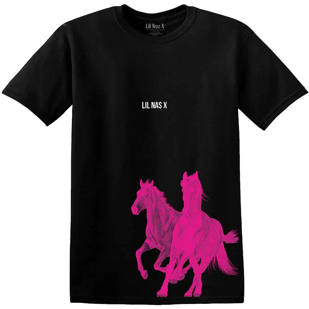 Lil Nas X - Pink Horses (Black) Medium [T-Shirt]