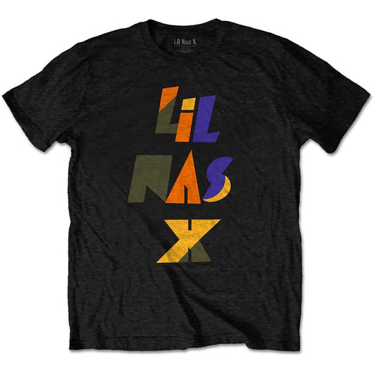 Lil Nas X - Scrap Letters (Black) Large [T-Shirt]