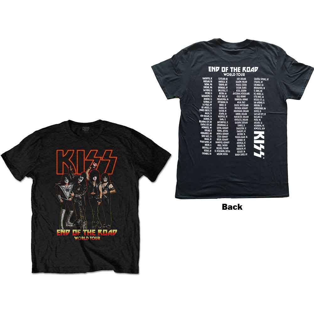 Kiss - End Of The Road Tour (Black) Large [T-Shirt]