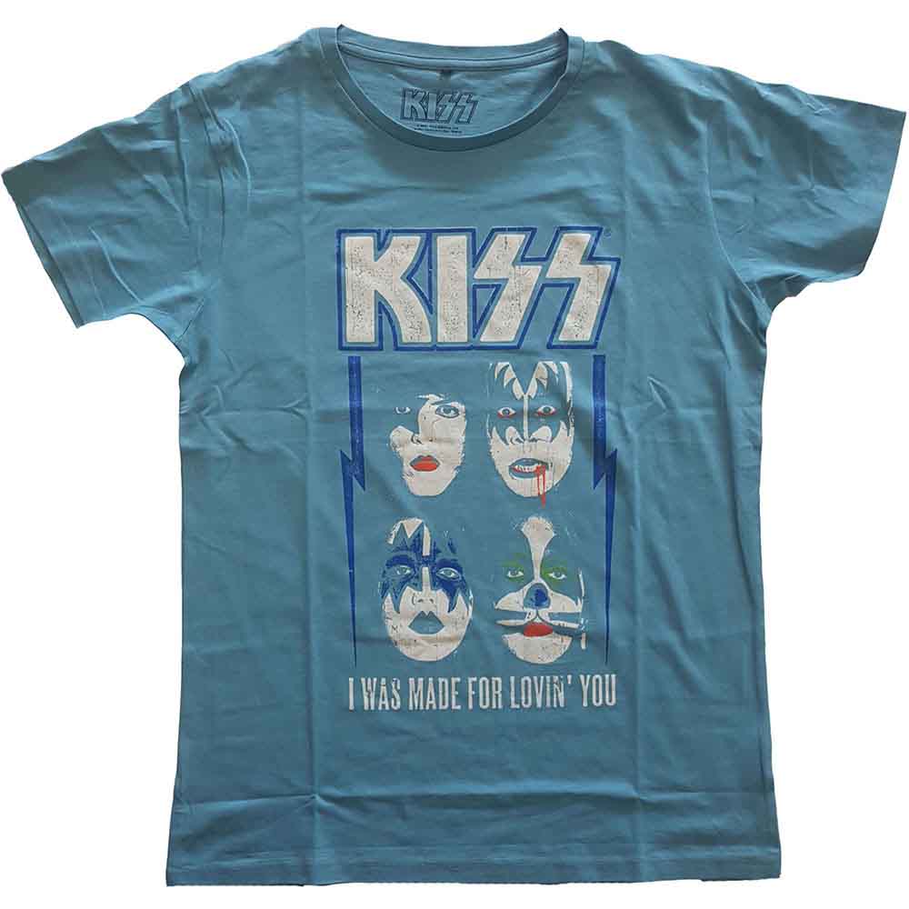 Kiss - Made For Lovin' You (Blue) Large [T-Shirt]