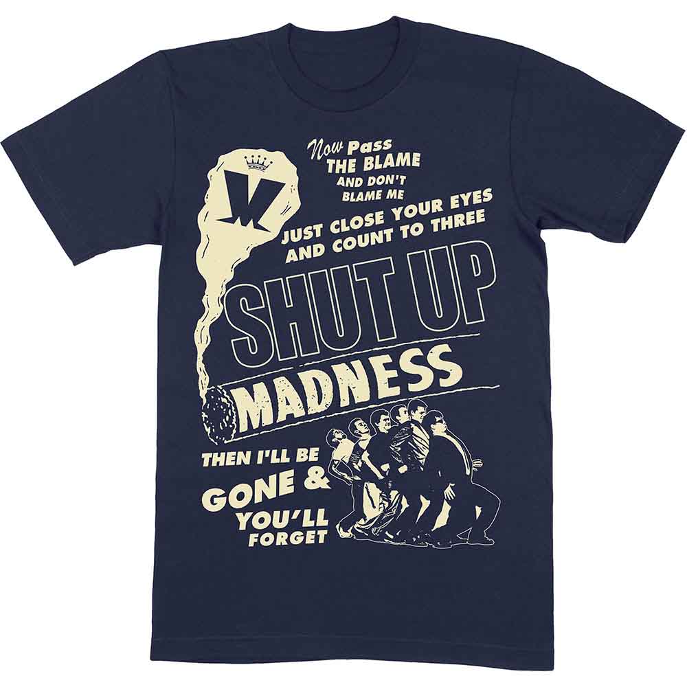 Madness - Shut Up (Navy) Medium [T-Shirt]