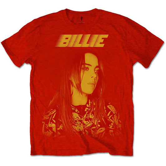 Eilish, Billie - Racer Logo Jumbo (Red) XS [T-Shirt]