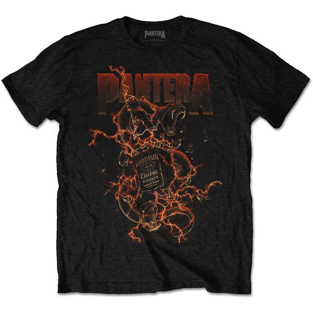 Pantera - Goddamn Whiskey (Black) Small [T-Shirt]