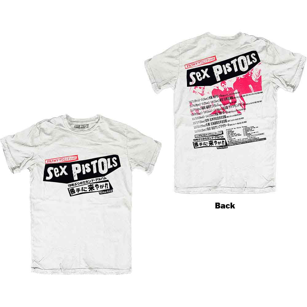 Sex Pistols - Filthy Lucre Japan (White) Medium [T-Shirt]