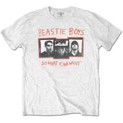 Beastie Boys - So What Cha Want (White) Large [T-Shirt]