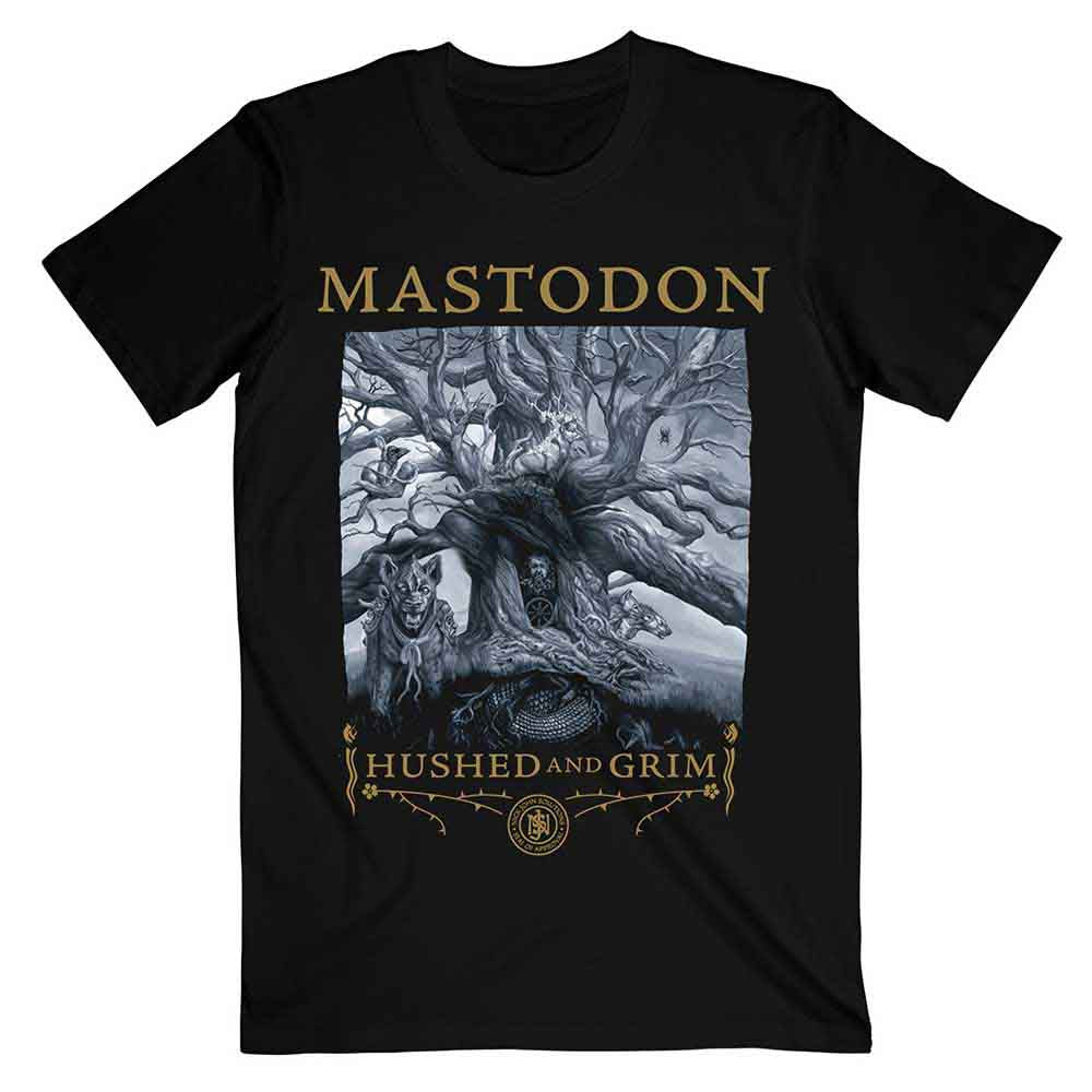 Mastodon - Hushed and Grim Cover (Black) Medium [T-Shirt]
