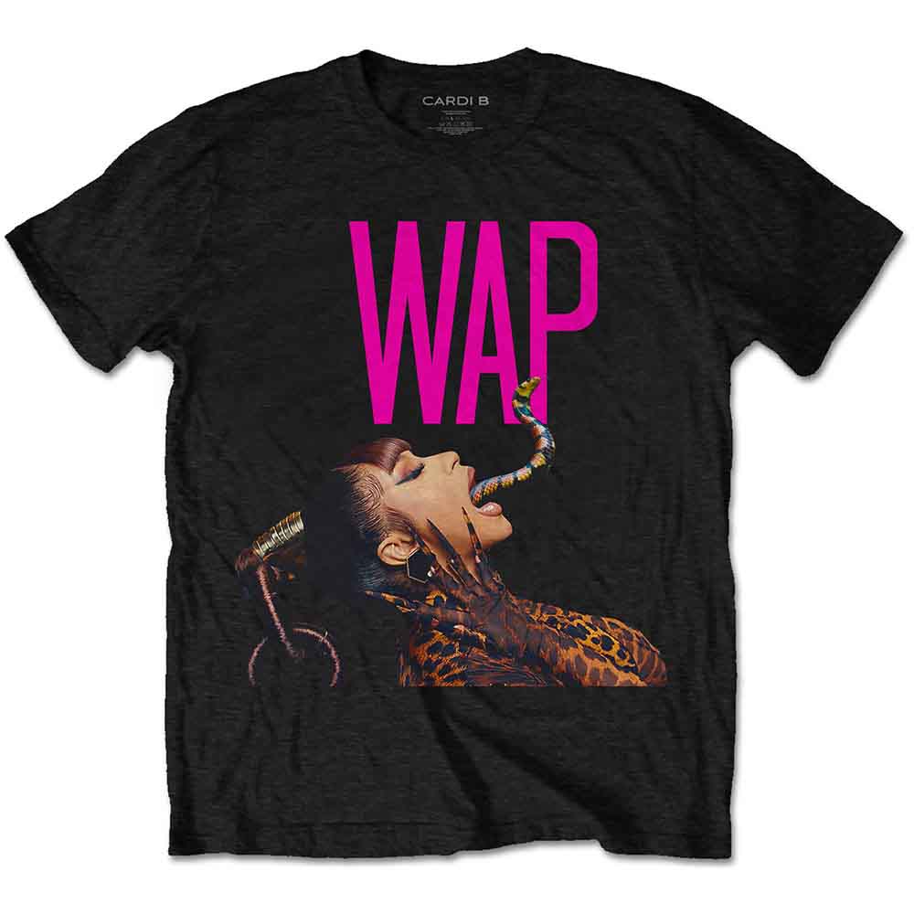 Cardi B - Dripping Snake (Black) Medium [T-Shirt]