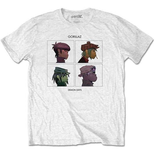 Gorillaz - Demon Days (White) Small [T-Shirt]
