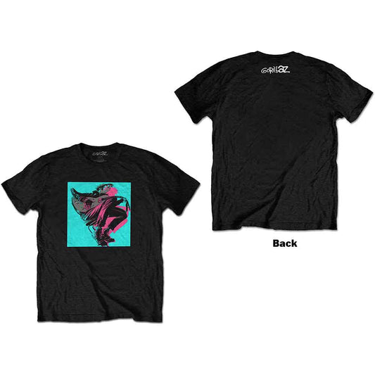 Gorillaz - Now Now Logo (Black) Large [T-Shirt]