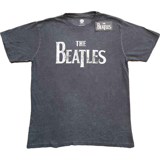 Beatles - Drop T Logo (Charcoal) Medium [T-Shirt]