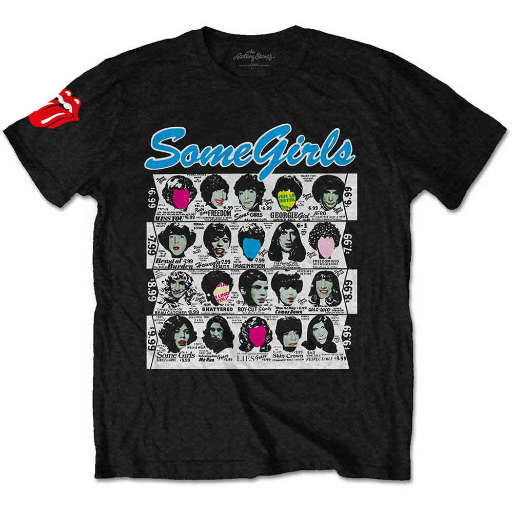 Rolling Stones - Some Girls Album (Black) Medium [T-Shirt]