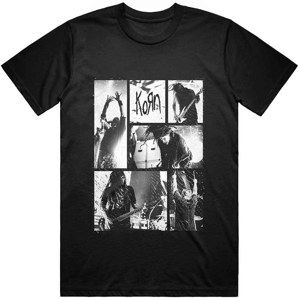 Korn - Blocks (Black) Small [T-Shirt]