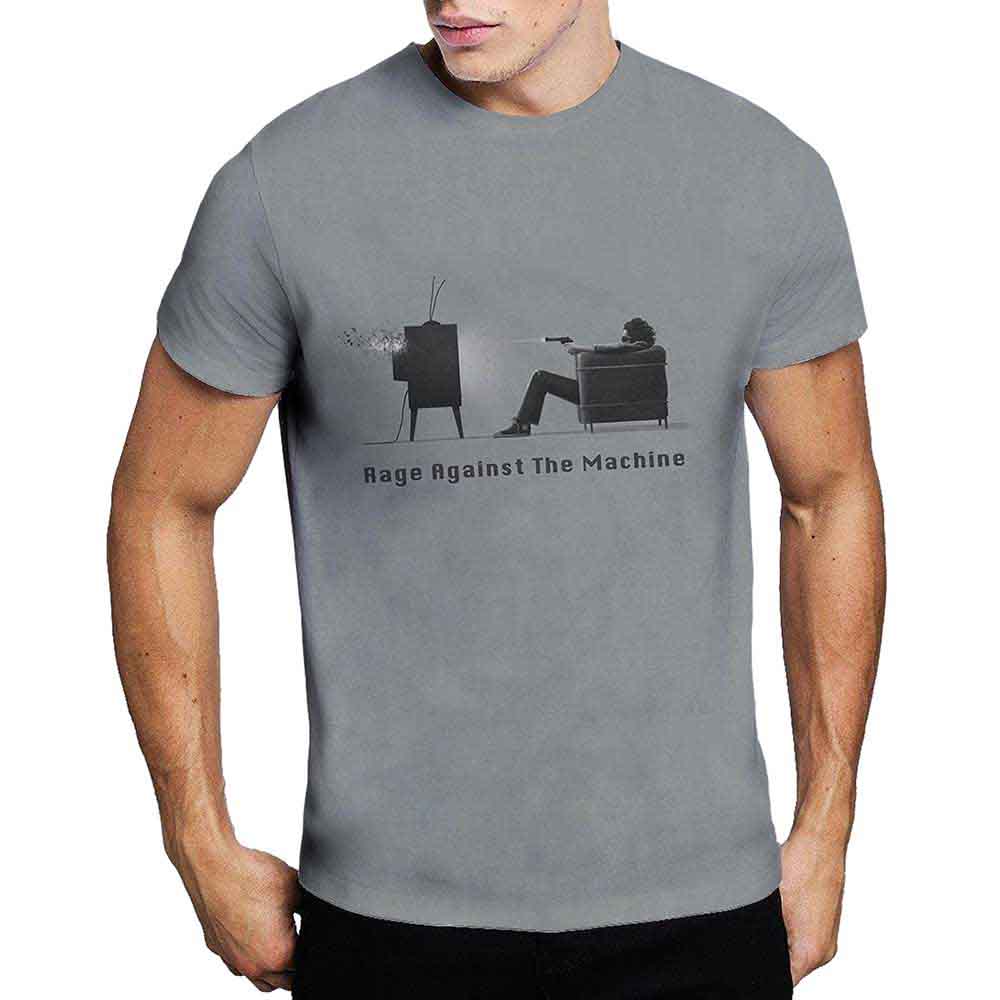 Rage Against The Machine - Won't Do (Grey Dip Dye) Medium [T-Shirt]