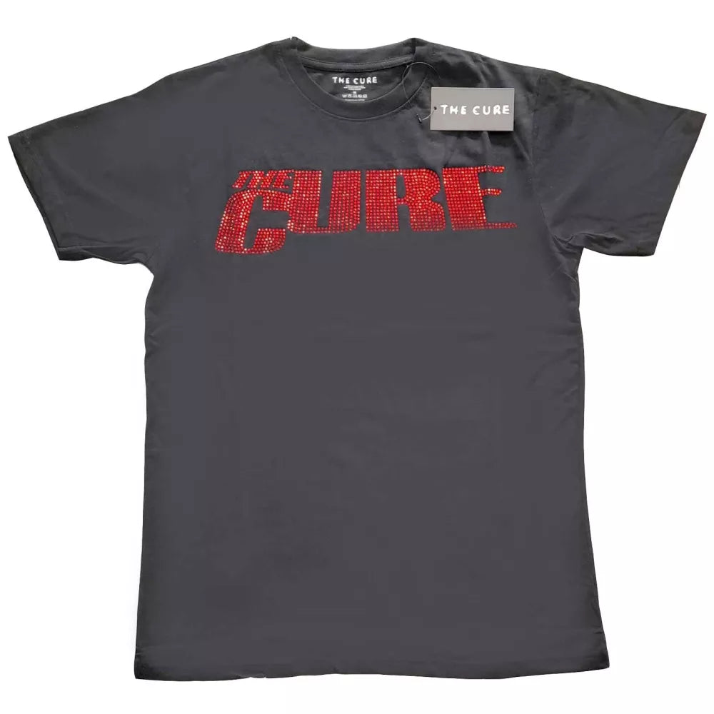 Cure - Logo Diamante (Black) Large [T-Shirt]