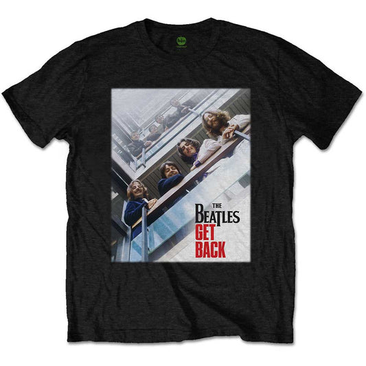 Beatles - Get Back Poster (Black) Large [T-Shirt]