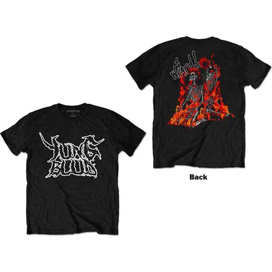 Yungblud - Weird Flaming Skeletons (Black) XXL [T-Shirt]