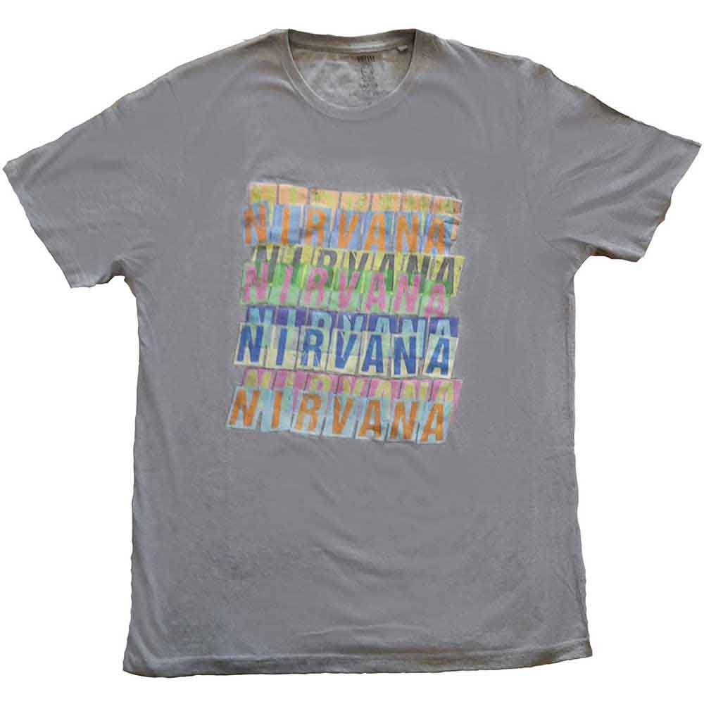 Nirvana - Repeat (Grey) Large [T-Shirt]
