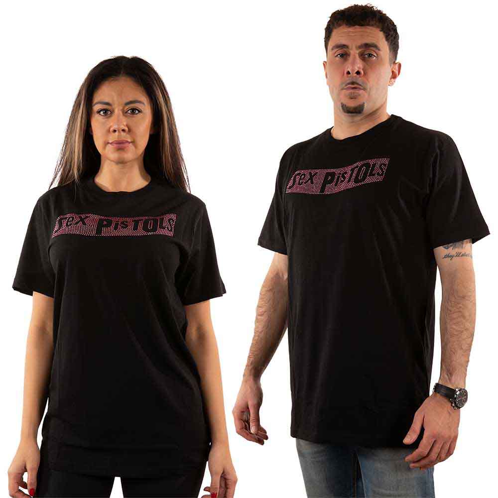 Sex Pistols - Logo Diamante (Black) Medium [T-Shirt]