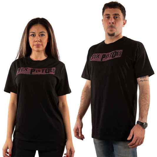 Sex Pistols - Logo Diamante (Black) Large [T-Shirt]