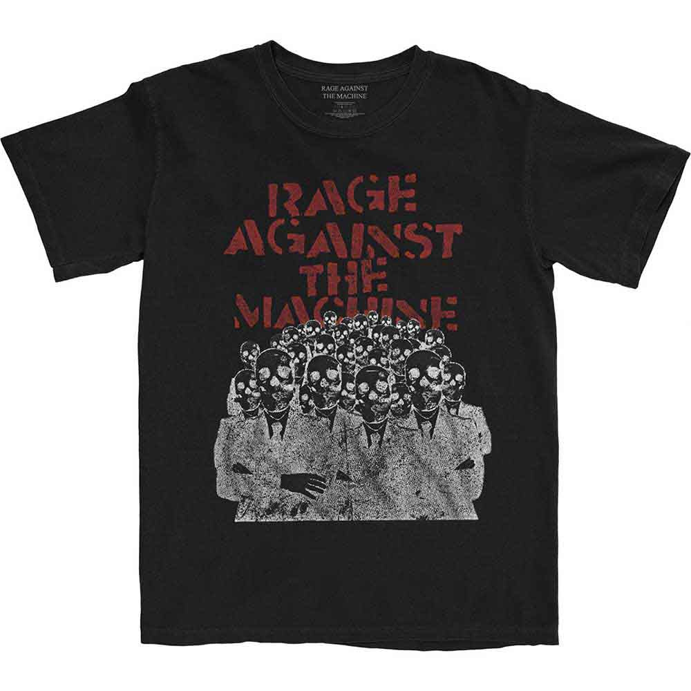 Rage Against The Machine - Crowd Masks (Black) Large [T-Shirt