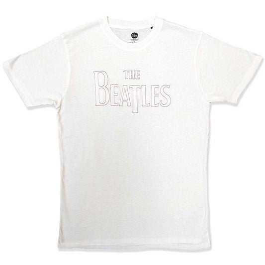 Beatles - Drop T Logo (White) Small [T-Shirt]