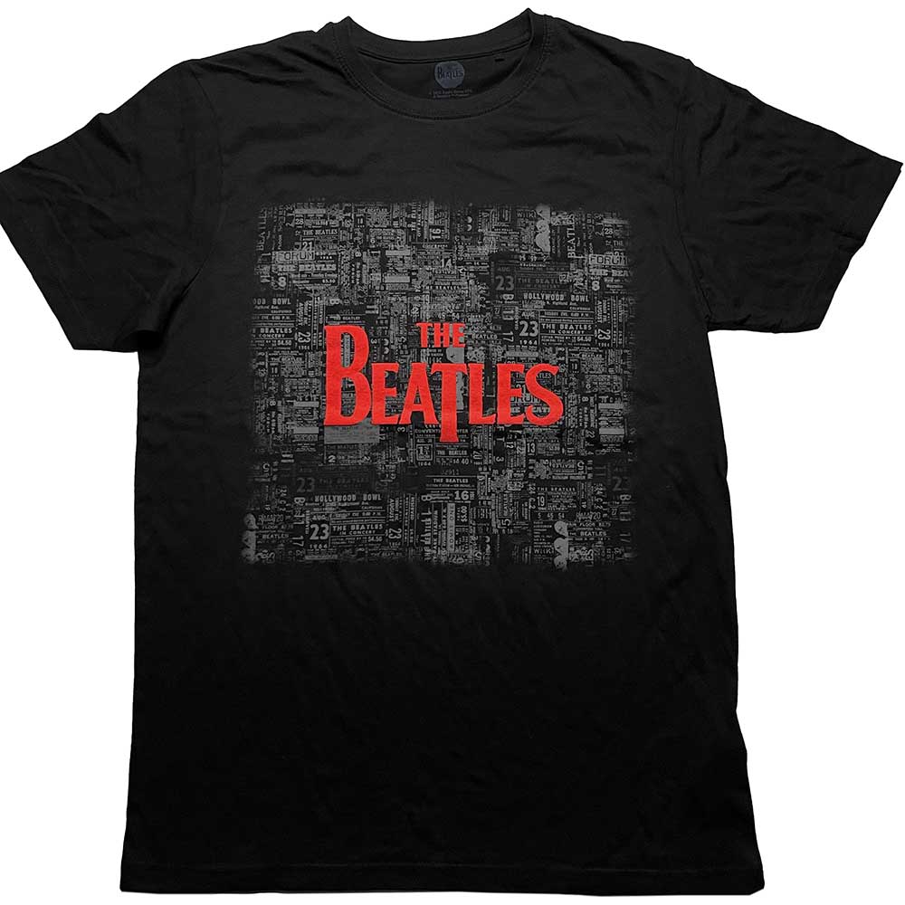 Beatles - Tickets and Logo (Black) Medium [T-Shirt]