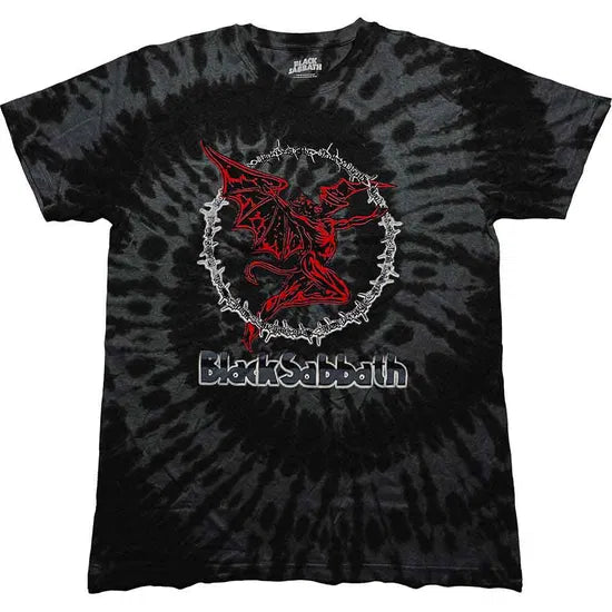 Black Sabbath - Red Henry (Black Dip-Dye) Large [T-Shirt]
