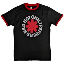 Red Hot Chili Peppers - Classic Asterisk Ringer (Black) Large [T-Shirt]